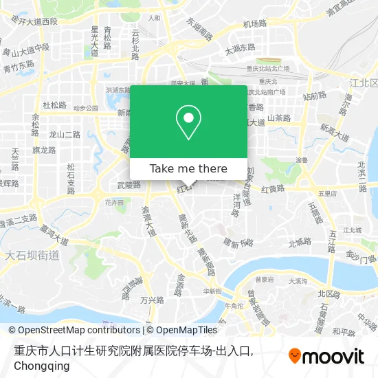 重庆市人口计生研究院附属医院停车场-出入口 map