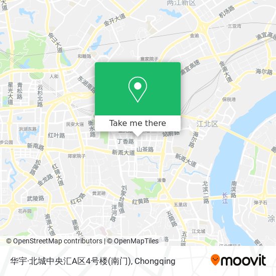 华宇·北城中央汇A区4号楼(南门) map