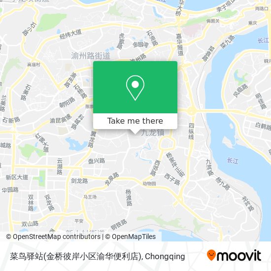 菜鸟驿站(金桥彼岸小区渝华便利店) map