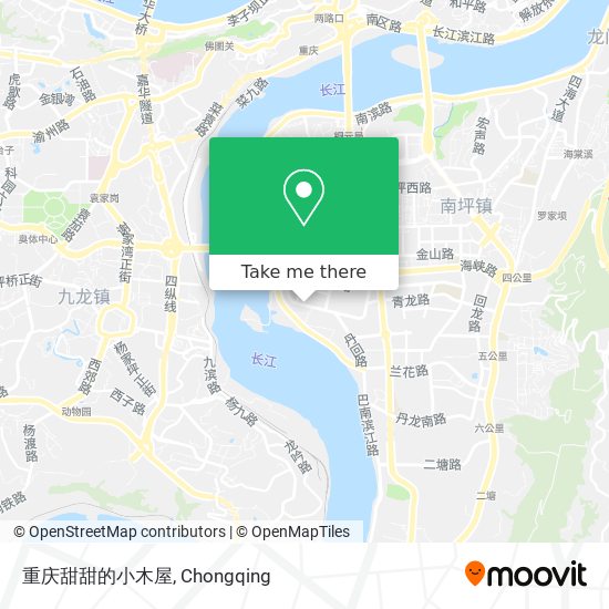重庆甜甜的小木屋 map