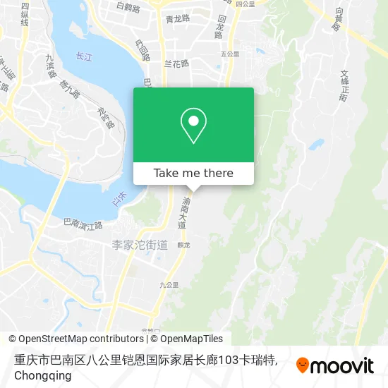 重庆市巴南区八公里铠恩国际家居长廊103卡瑞特 map