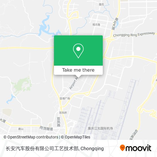 长安汽车股份有限公司工艺技术部 map