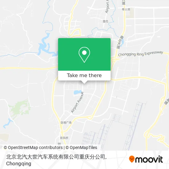 北京北汽大世汽车系统有限公司重庆分公司 map