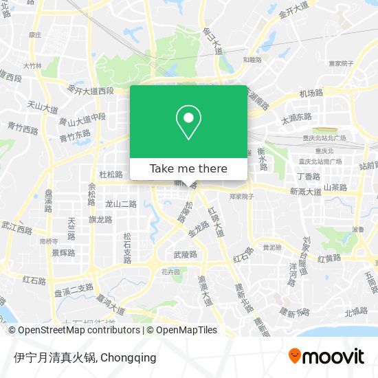 伊宁月清真火锅 map