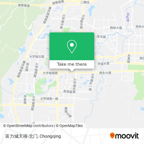 富力城天禧-北门 map