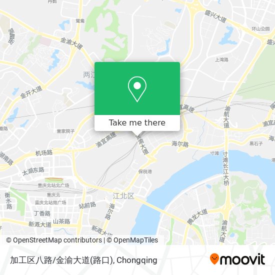 加工区八路/金渝大道(路口) map