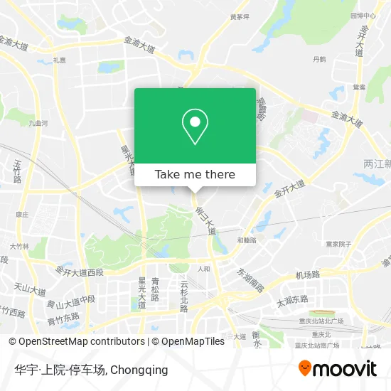 华宇·上院-停车场 map