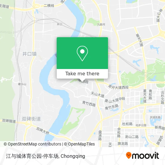 江与城体育公园-停车场 map