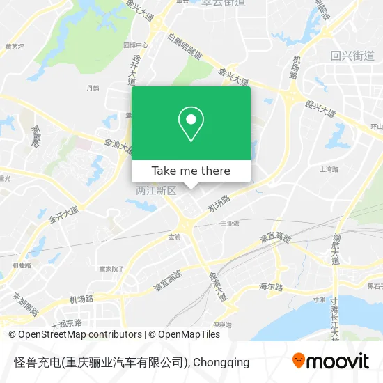 怪兽充电(重庆骊业汽车有限公司) map