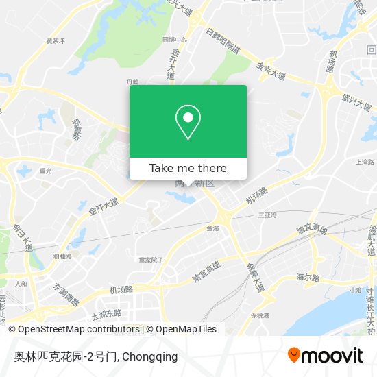 奥林匹克花园-2号门 map