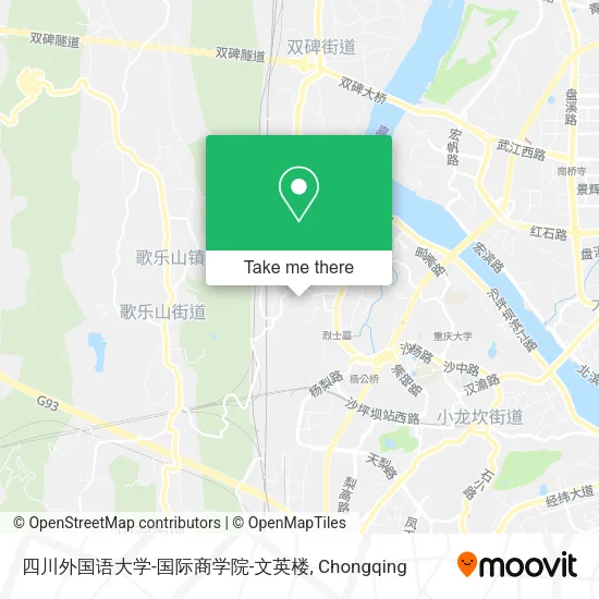 四川外国语大学-国际商学院-文英楼 map