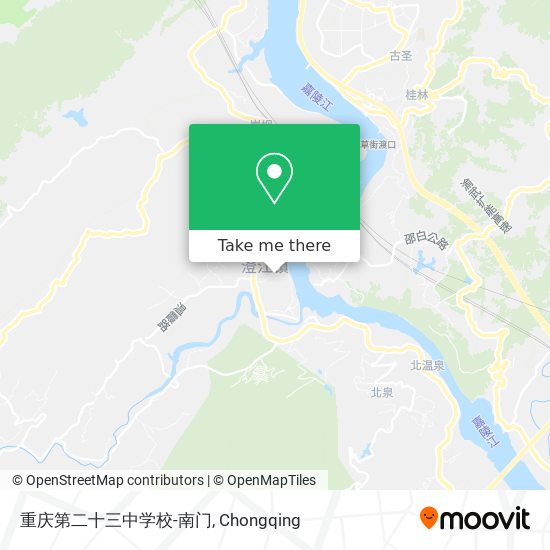 重庆第二十三中学校-南门 map