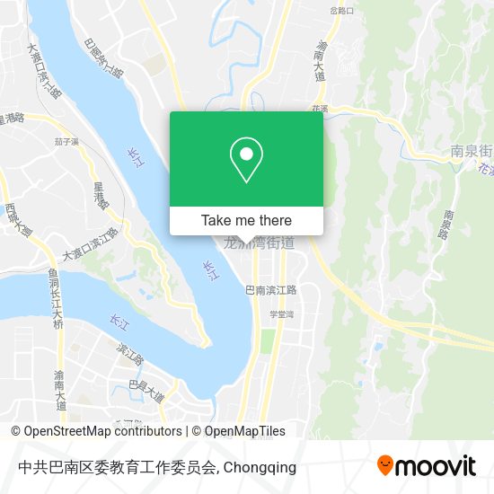 中共巴南区委教育工作委员会 map