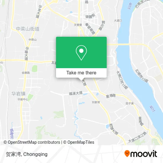 贺家湾 map