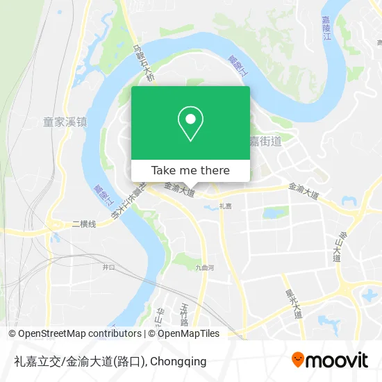 礼嘉立交/金渝大道(路口) map