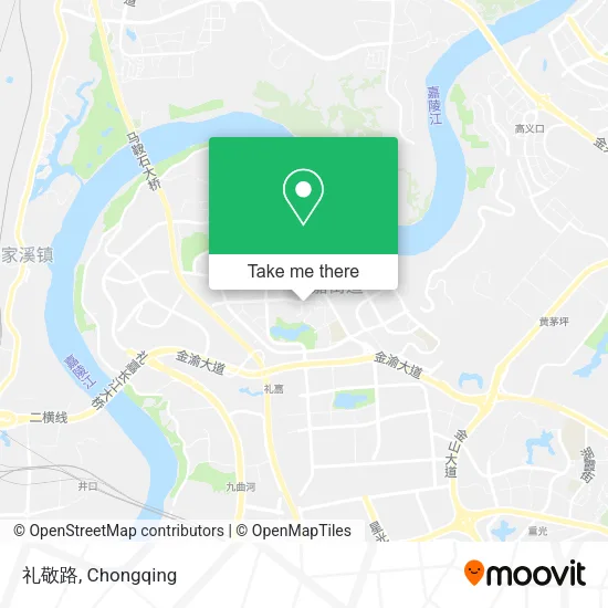 礼敬路 map