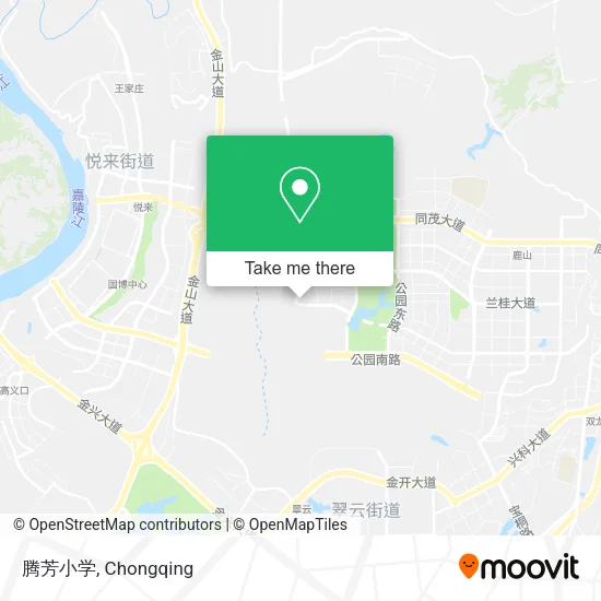 腾芳小学 map
