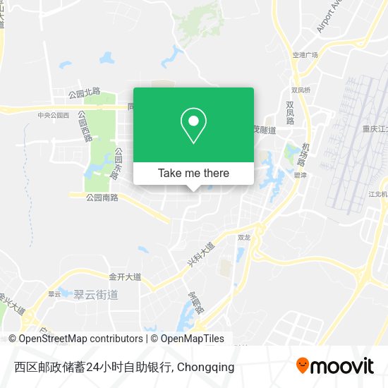 西区邮政储蓄24小时自助银行 map