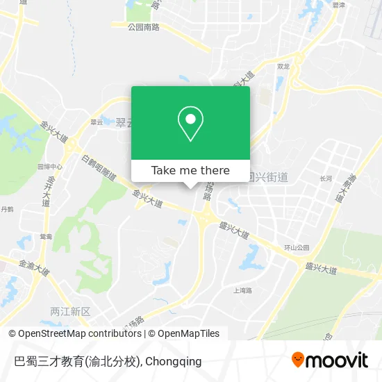 巴蜀三才教育(渝北分校) map
