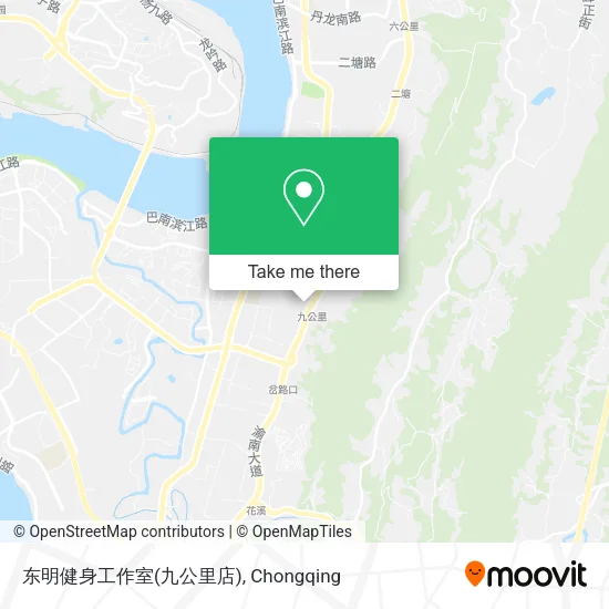 东明健身工作室(九公里店) map
