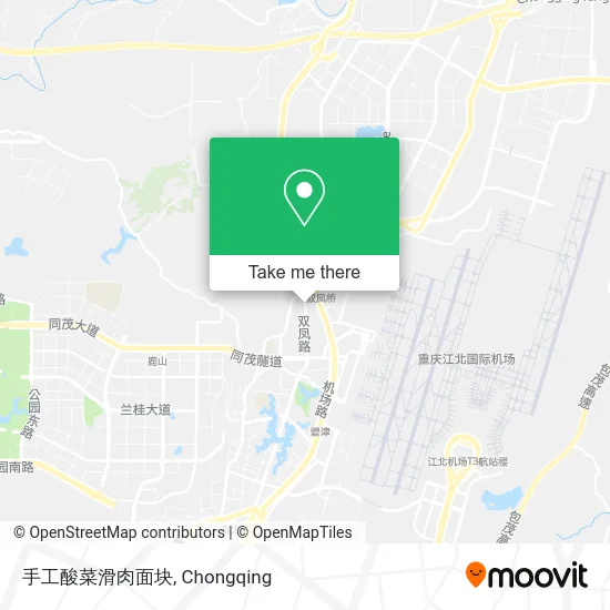 手工酸菜滑肉面块 map