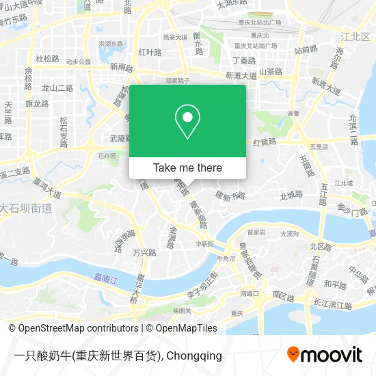 一只酸奶牛(重庆新世界百货) map