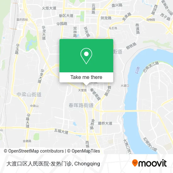 大渡口区人民医院-发热门诊 map