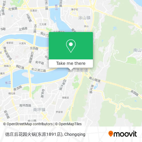 德庄后花园火锅(东原1891店) map