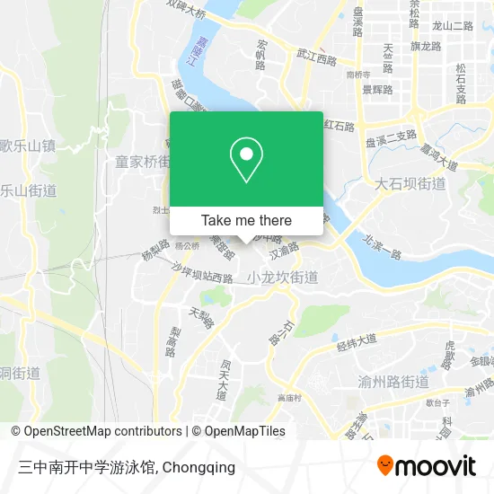 三中南开中学游泳馆 map