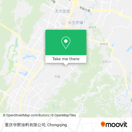 重庆华辉涂料有限公司 map