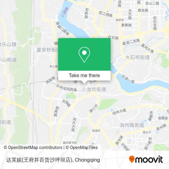 达芙妮(王府井百货沙坪坝店) map