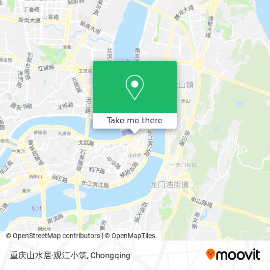 重庆山水居·观江小筑 map