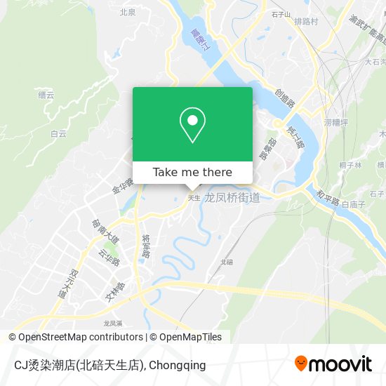 CJ烫染潮店(北碚天生店) map