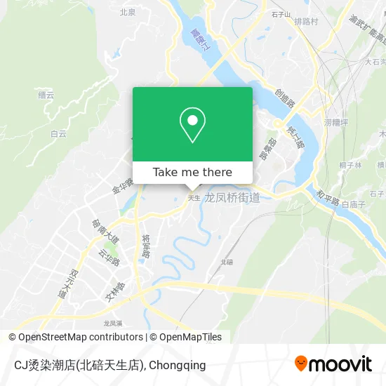CJ烫染潮店(北碚天生店) map