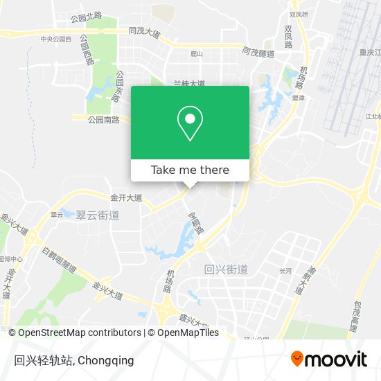 回兴轻轨站 map