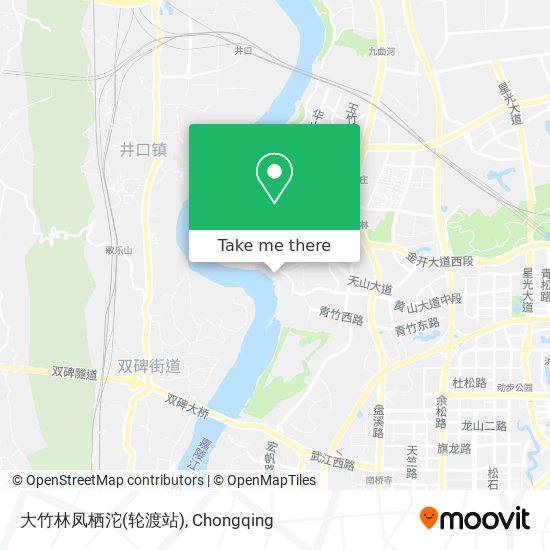 大竹林凤栖沱(轮渡站) map