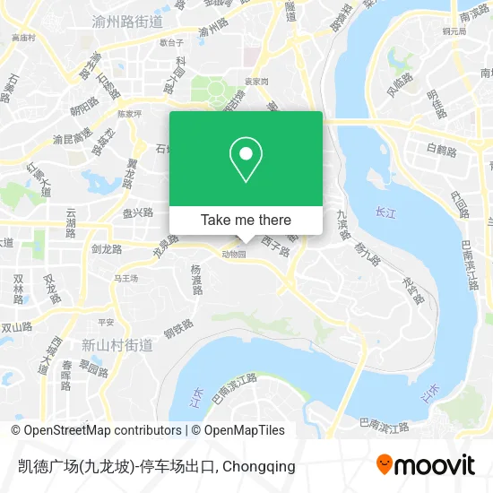 凯德广场(九龙坡)-停车场出口 map