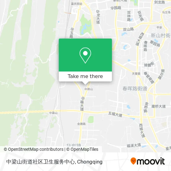 中梁山街道社区卫生服务中心 map