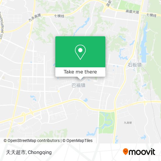 天天超市 map