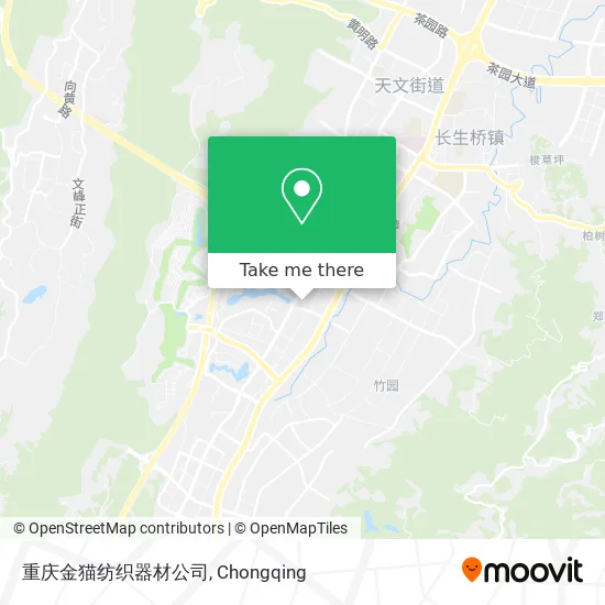 重庆金猫纺织器材公司 map