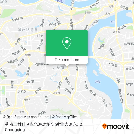 劳动三村社区应急避难场所(建业大厦东北) map