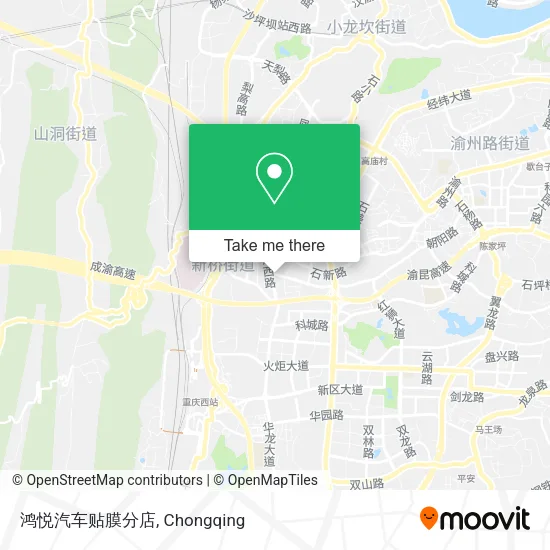 鸿悦汽车贴膜分店 map