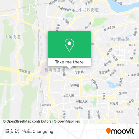 重庆宝汇汽车 map