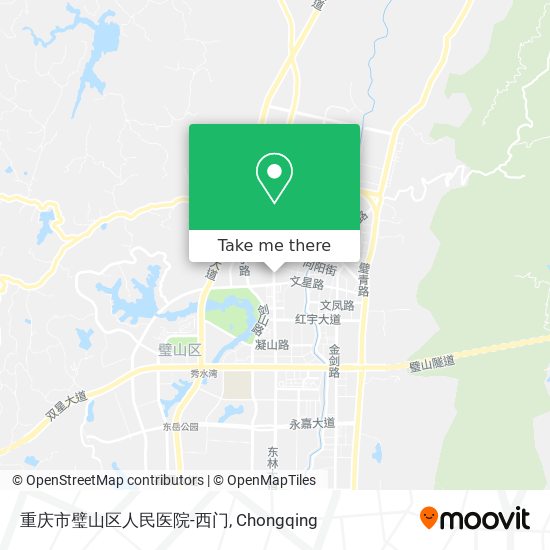 重庆市璧山区人民医院-西门 map