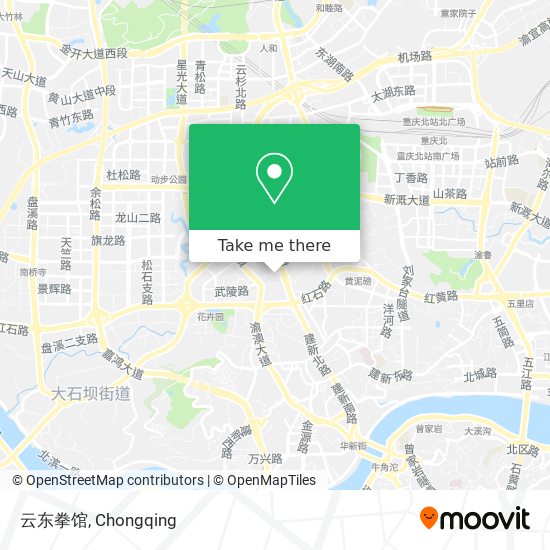 云东拳馆 map