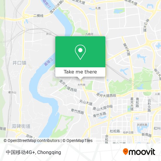 中国移动4G+ map