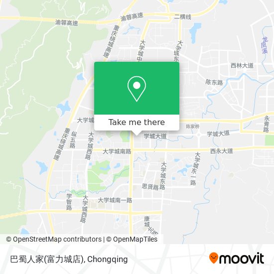 巴蜀人家(富力城店) map