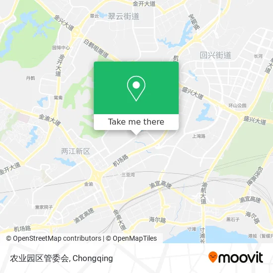 农业园区管委会 map