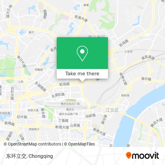 东环立交 map
