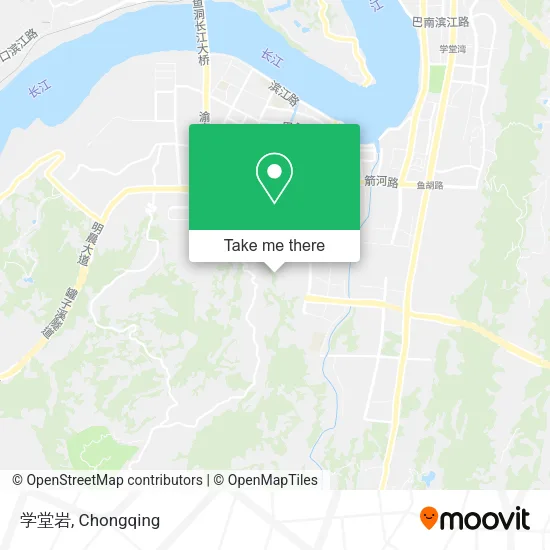 学堂岩 map